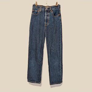 Levi's Ribcage Straight Women's Jeans Dark Wash - Ankle Length